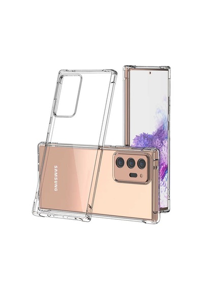 Galaxy Note 20 Ultra Kılıf Zore Nitro Anti Shock Silikon Renksiz