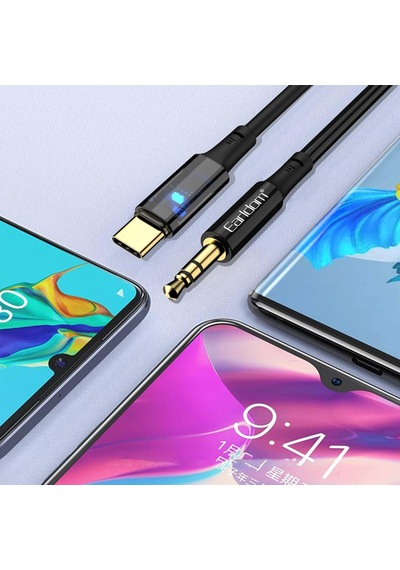 Aux53 1m Type-c To 3.5mm Dijital Aux Kablo - Siyah 400117 Diğer