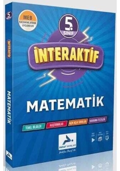 Paraf 5.sınıf İnteraktif Matematik Soru Bankası