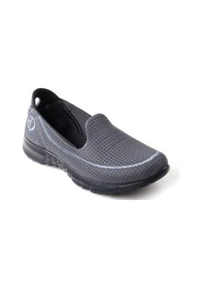 Diva Mod 801-24 Triko Konforlu Esnek Kadın Sneaker Füme