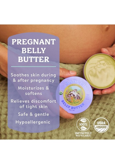 Lexroo Badger Belly Butter Karın Bölgesi Nemlendirici Krem 56g