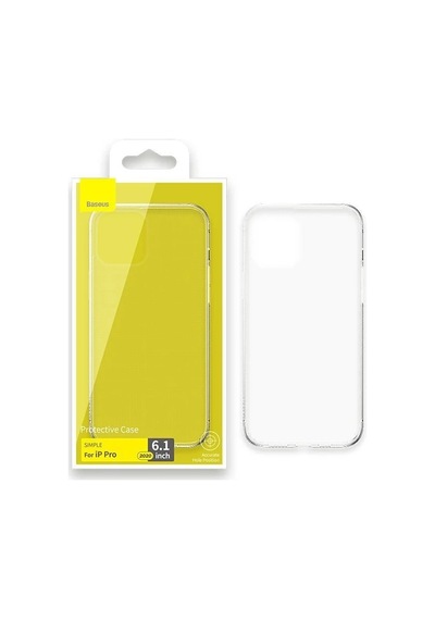 Hepsi Baseus Simple Case iPhone Uyumlu 12 Pro 6.1 İnce Şeffaf Silikon Kılıf- 5775 Najmaddin