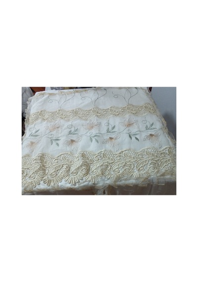 Çamaşır Makinesi Örtüsü 85 Polyester Ekru Renkli