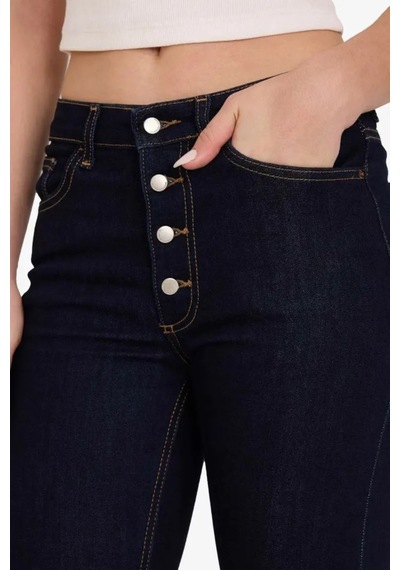 Defacto Mia Flare Fit Normal Bel Düz Paça Uzun Jean Pantolon F9602ax26spnm82 Mavi-nm82