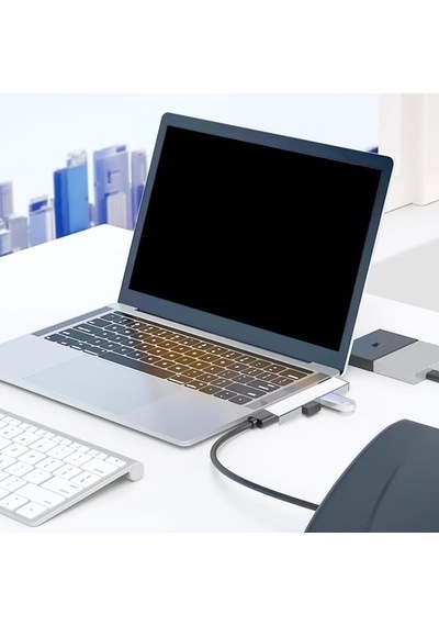 Lexroo Usb Type C 3.0 Hub 3 Portlu Çoklayıcı Çoğaltıcı Dönüştürücü Çevirici Adaptör Usb Type-c1xusb