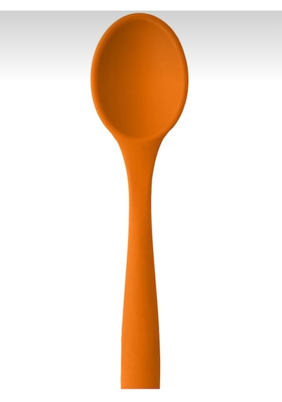 Pink Rose Bybirgül 27 Cm Büyük Boy Yanmaz Yapışmaz Silikon Spatula Seti 3 Parça Turuncu
