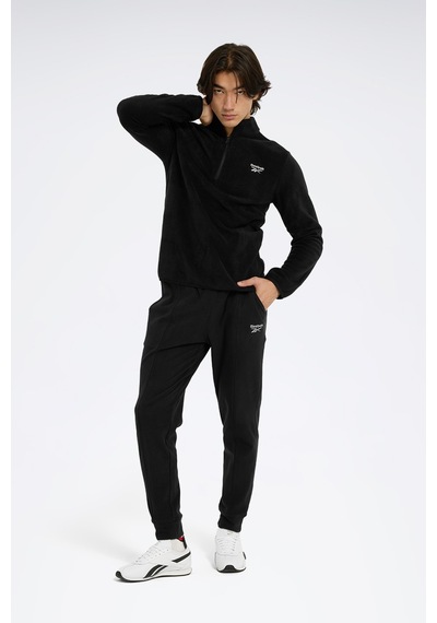 Reebok Pıer Polar Hz Siyah Erkek Polar Sweatshirt 000000000102035077