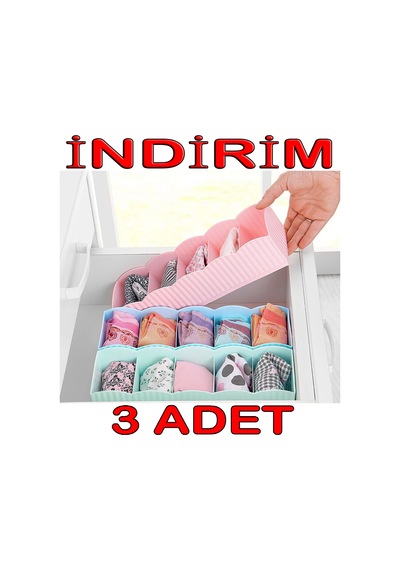 Çekmece İçi Toka Kravat Çorap Düzenleyici Organizer Beyaz Çekmece İçi Toka Kravat Çorap Düzenleyici Organizer Beyaz