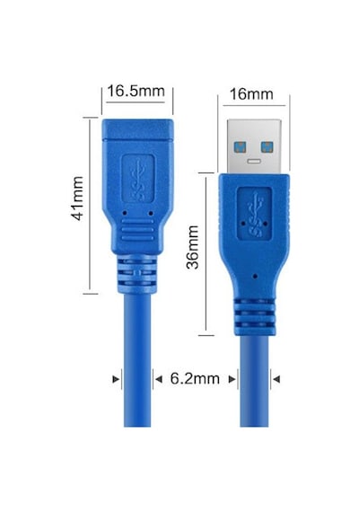 Alfais 4288 Usb 3.0 Hdd Harddisk Uzatma Ve Veri Ara Bağlantı Kablosu 1.5 M