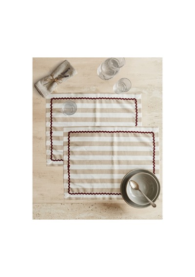 Kahverengi Çizgili Bordo Biyeli Amerikan Servisi 2'li Set 33x44 Cm Sofra Ve Masa Düzeni Dekoru Kahverengi - 887011997 Kahverengi Kahverengi Çizgili Bordo Biyeli Amerikan Servisi 2'li Set 33x44 Cm Sofra Ve Masa Düzeni Dekoru Kahverengi - 887011997 Kahverengi