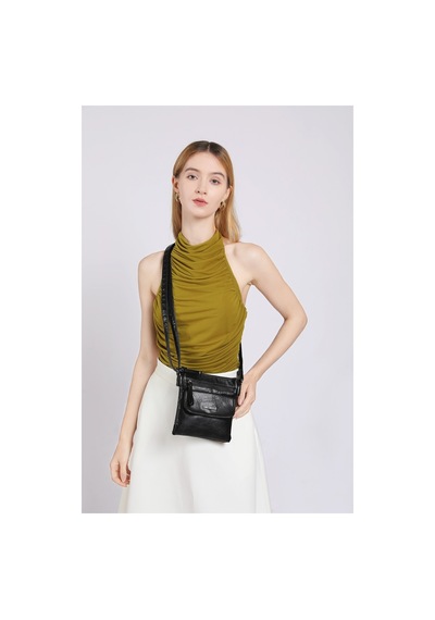 Smart Bags Çapraz Askılı Mini Boy Dikey Tasarım Günlük Telefon Ve Pazar Çantası Vizon