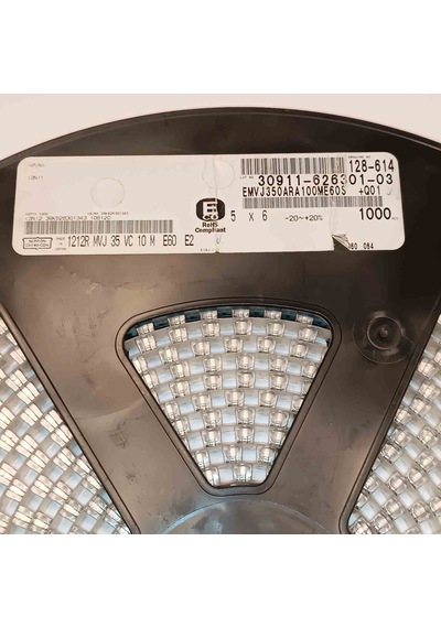 Emvj350ara100me60s 10mf 35v 5x6 Smd Kondansatör 200 Adet
