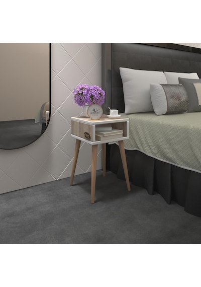 Kenzlife Komodin Ragnarok 49 29 29 Crd Komidin Ahşap Ayaklı