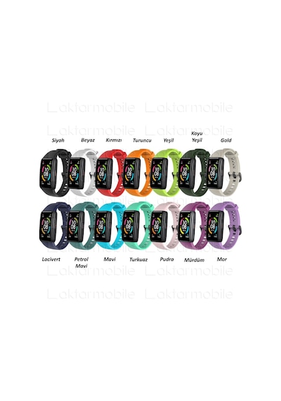 Huawei Band 6 Silikon Kordon Premium Spor Kayış - 14 Renk