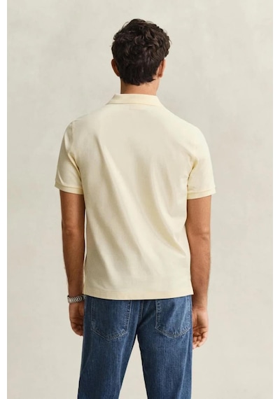 Gant Erkek Sarı Regular Fit Logolu Polo Yaka T-shirt-14845