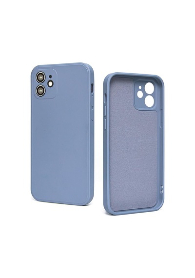 - Apple iPhone Uyumlu 11 İle Uyumlu Telefon Kılıfı - Apple iPhone Uyumlu 12 Görünümlü Köşeli Tasarım, İçi Kadife Lansman Kılıf - Jean Blue Sku: Zeusb0djmf9p3n