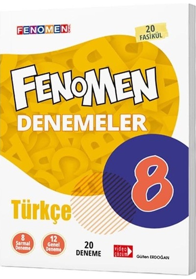 Gama Yayınları 8. Sınıf Türkçe Fenomen 20Li Deneme