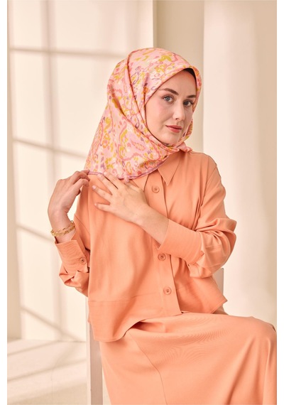 Silk Home Twill İpek Eşarp 11478-31 Pembe, Fıstık Yeşili, Antik Pembe, Mint