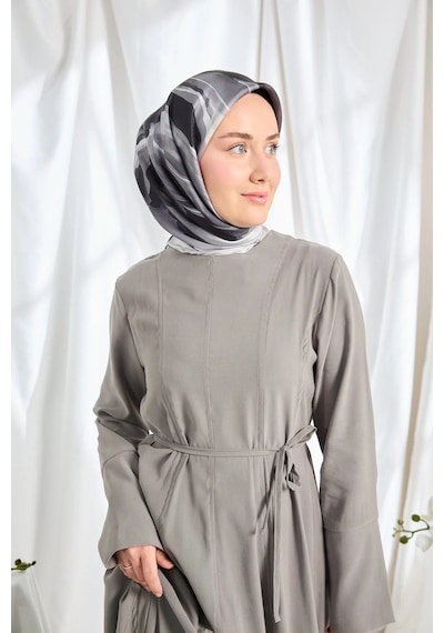 Silk Home %100 Twill İpek Eşarp S545 Gri