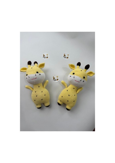 Adenya Sepeti Amigurumi Örgü Zübük Oyun-uyku Akradaşı-28 Cm-sarı