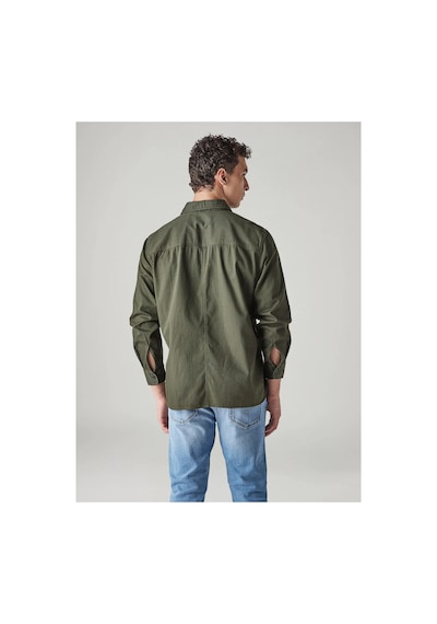 Levi's Erkek Rahat Kesim Cepli Yeşil Gömlek-0061h-0004