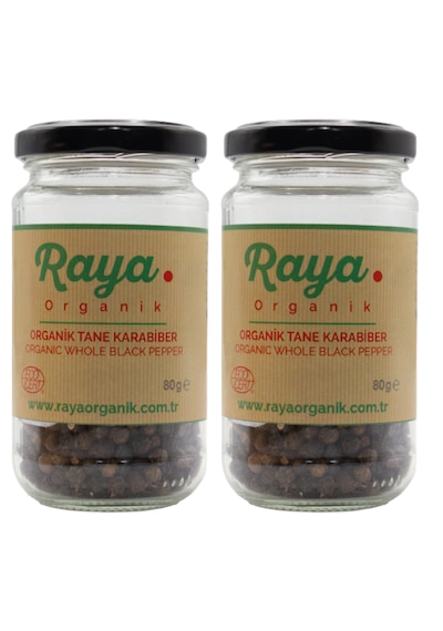 Organik Tane Karabiber 2 Li Set 2 X 80 Gr Toplam 160 Gr 80 G