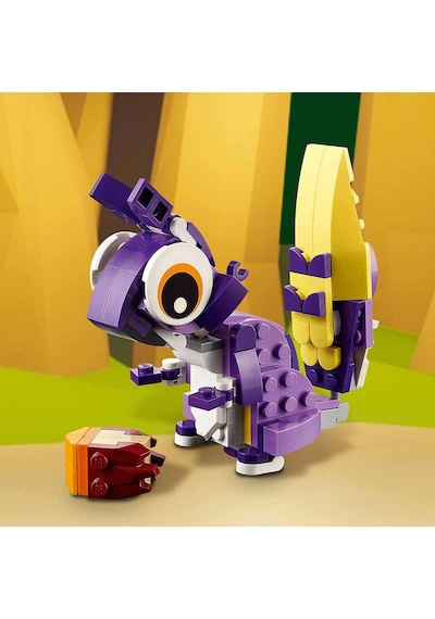 LEGO® Creator 3’ü 1 arada Fantastik Orman Yaratıkları 31125 7+ Yaratıcı Oyuncak Yapım Seti - 175 Parça