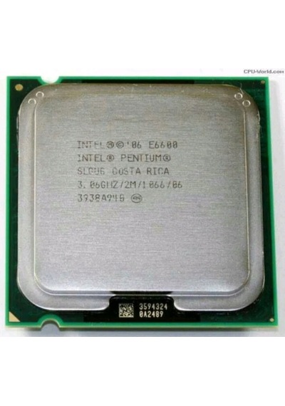 Nanabilisim Intel® Pentium® E6600 Işlemci 2M Önbellek, 3.06 Ghz, 1066 Fsb