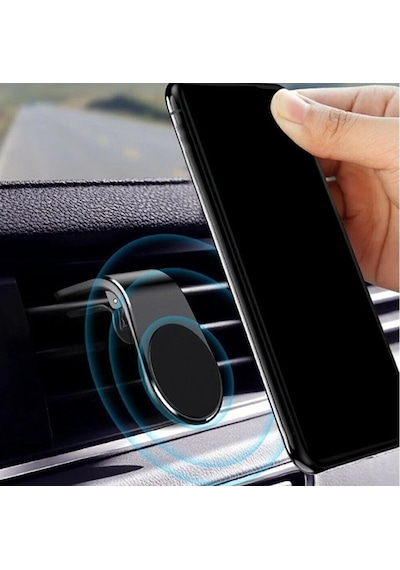 Mıknatıslı Siyah Araç Içi Telefon Tutucu