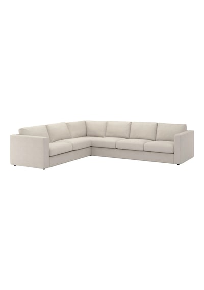Ikea Bej Rahat Kanepe - 5'li Köşe Kanepe