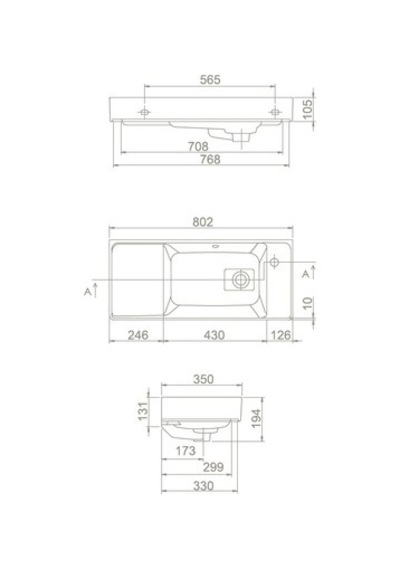 80x35 Cm Etajerli Seramik İle Modern Tasarım 508 Yeşil