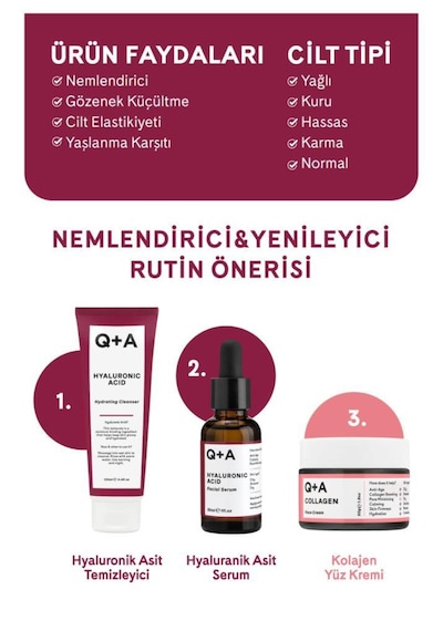 Q+a Hyalüronik Asit Serum 30 Ml