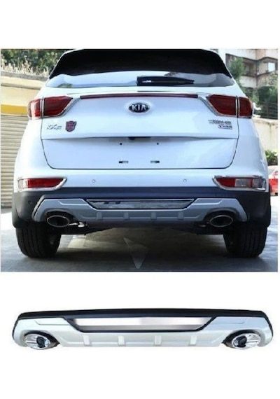 Kia Sportage Arka Tampon Koruması 2016-2018 Arası Uyumlu