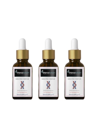 Intense Keratin Aşırı Yıpranmış Saçlar İçin Saf Keratin Serum 3 x 50 ML