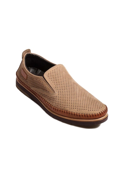 Fast Step Hakiki Deri Erkek Casual Ayakkabı 711ma07lzr Taba