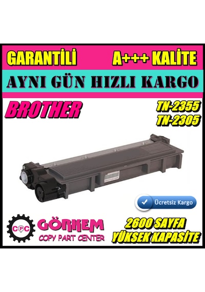For Brother Hl-L2365Dw Uyumlu Toner (2600 Sayfa)
