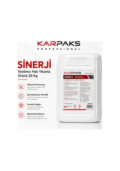 Sinerji Yardımcı Halı Yıkama Ürünü 20 Kg Tekli