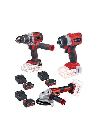 Einhell TE-CI 18 li BL TP-CD 18/60 Li-i BL Axxio 125mm 3x4.0ah