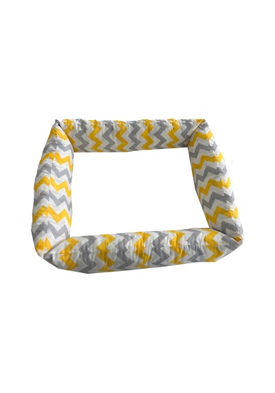 Yıkanabilir Zigzag Desenli Kedi ve Köpek Yatağı 60 x 45 x 17 CM