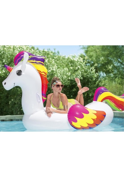 Dev Pegasus Binici 220x195 Cm Bestway - 41113 Lisinya Çok Renkli