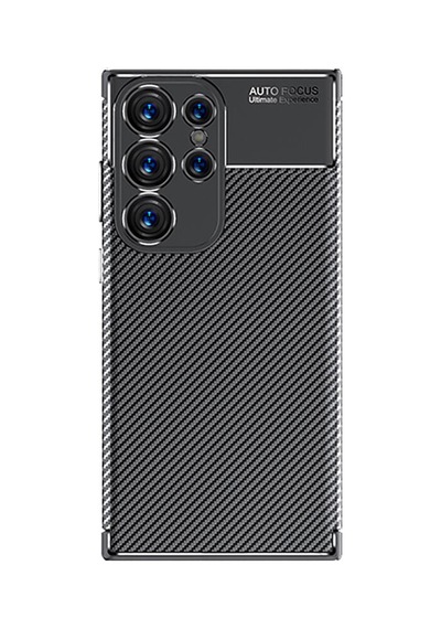Zore Galaxy S24 Ultra Uyumlu Nvth Negro Silikon Kılıf-siyah