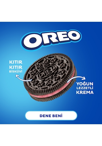 Oreo Bisküvi Çilekli 95gr - 6 Paket