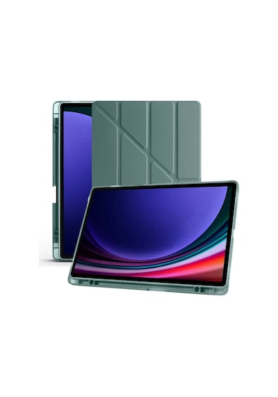 Samsung Galaxy Tab S10 Plus X820 12.4 Uyumlu Darbe Korumalı Kalemlikli Smart Cover Kılıf Kapaklı Kılıf Samsung Galaxy Tab S10 Plus X820 12.4 Uyumlu Darbe Korumalı Kalemlikli Smart Cover Kılıf Kapaklı Kılıf