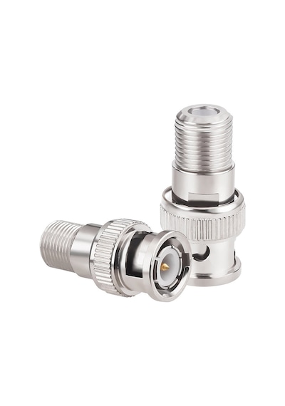 BNC Erkek - F Dişi RF Koaksiyel RG6 RG59 CCTV Konnektör