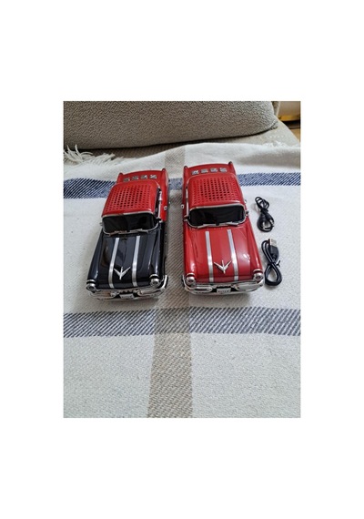 Ws-598 Klasik Araba Tasarımlı Bluetooth Hoparlör Fm Radyo, Usb, Tf Kart Kırmızı - 913603158