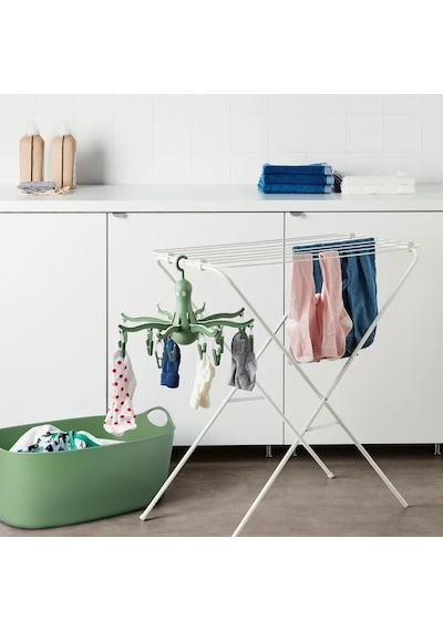 Ikea Pressa 16 Parça Giysi Askısı 188567750 Yeşil