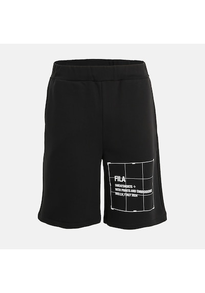 Fila Siyah Sweatshorts Wıth Sıze Pockets Siyah