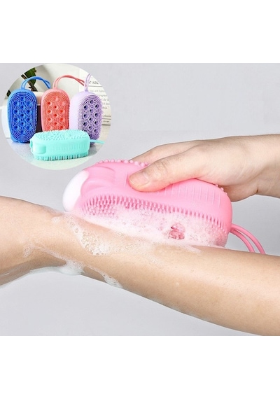 Süngerli Silikon Banyo Kesesi
