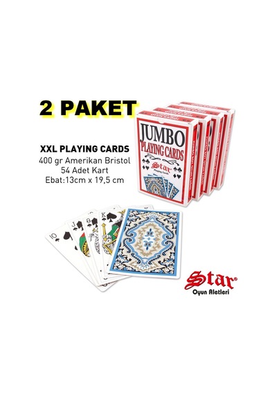 Jumbo Playing Cards Oyun Kart 54 Oyun