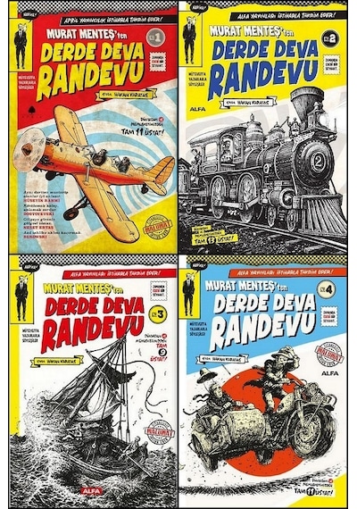 Derde Deva Randevu 1-2-3-4 4 Kitap Set - Murat Menteş